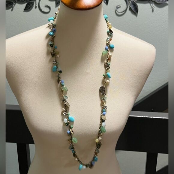 Premier Designs “Treasure Cove” Elegant Multi-Color Beaded Necklace #PDNK1 - Picture 1 of 7